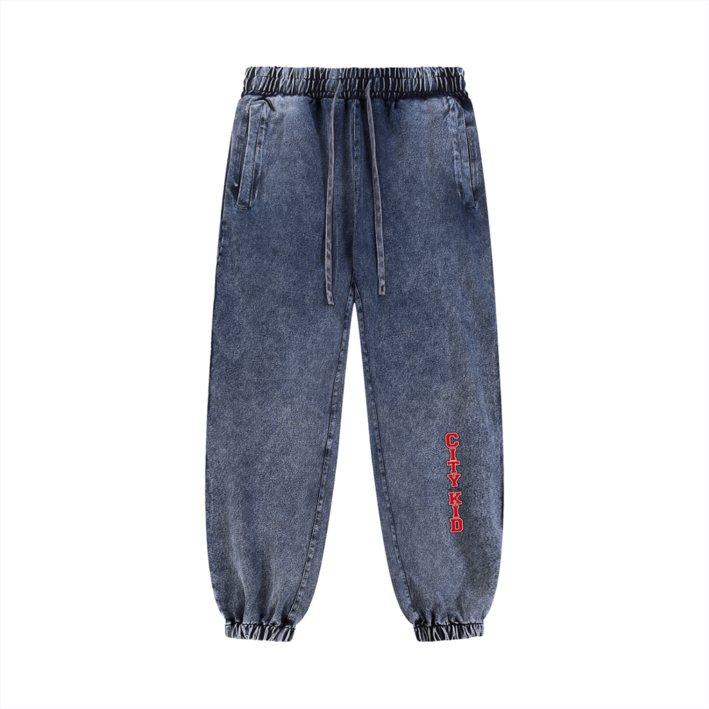 CITY KIDS snow wash joggers by GRIFFEY
